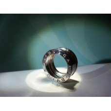 Сребърен пръстен пружина, модел на BVLGARI