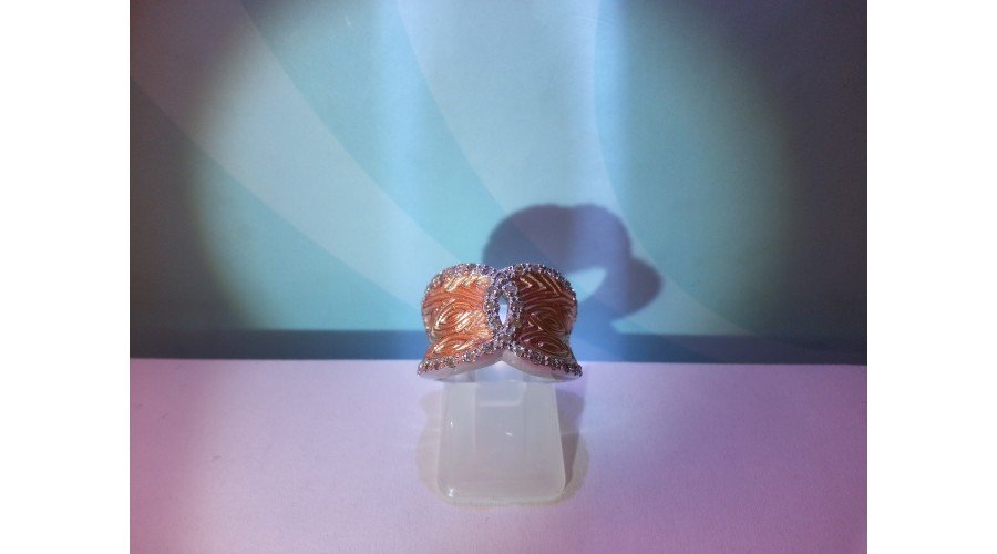 Сребърен пръстен „Двете половини“