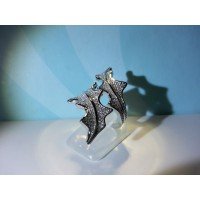 Сребърен пръстен Есенни листа