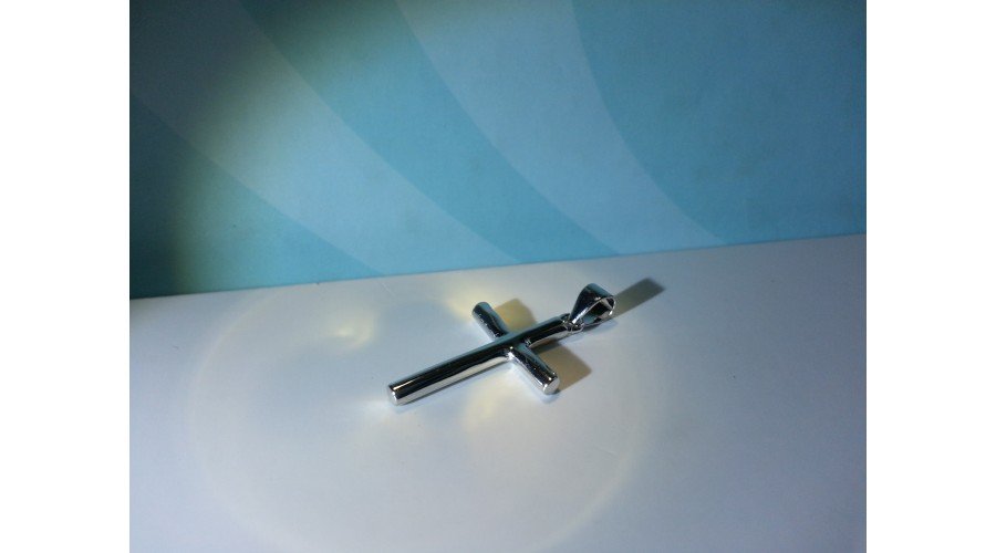 Сребърен тънък кръст